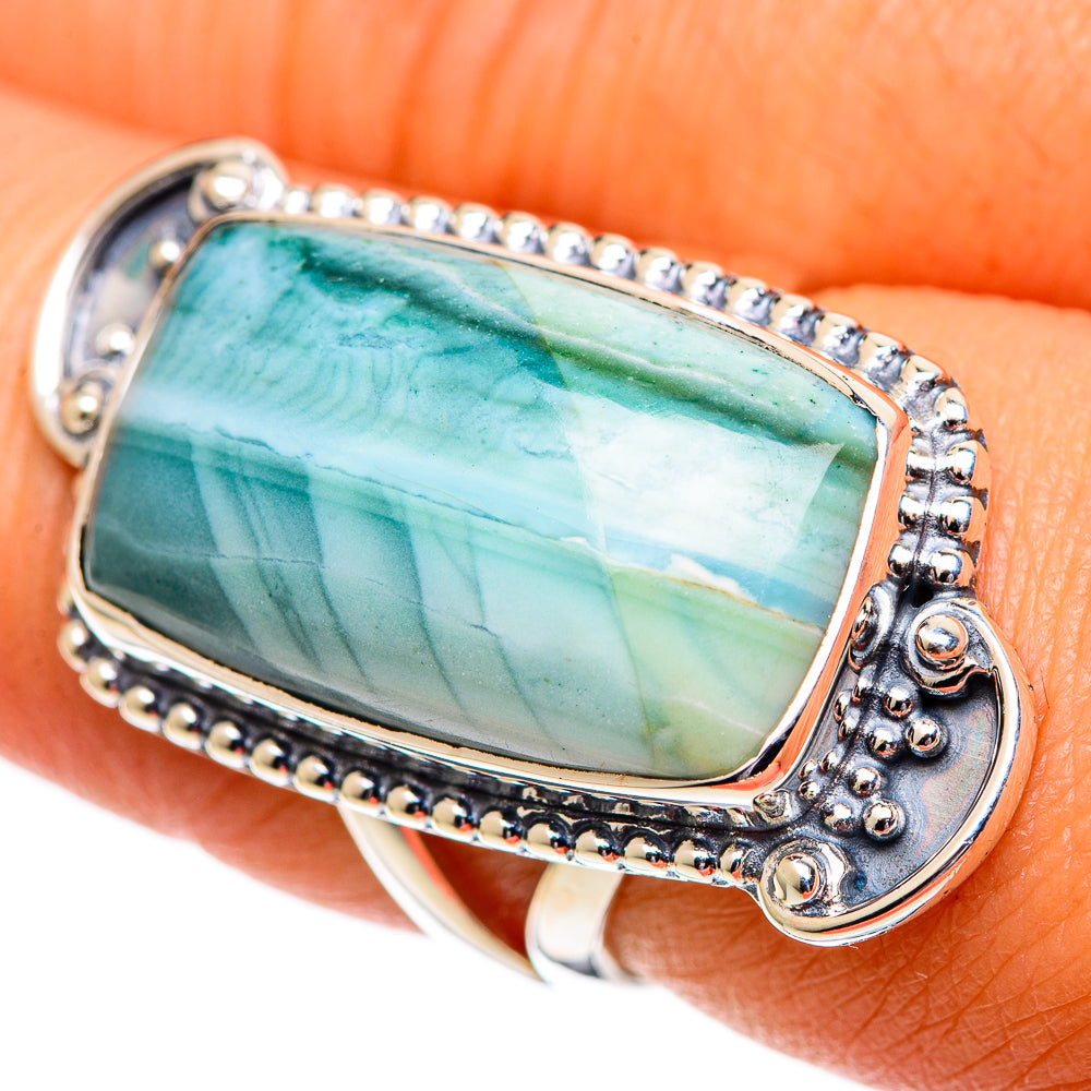 Ocean Jasper Rings handcrafted by Ana Silver Co - RING107410
