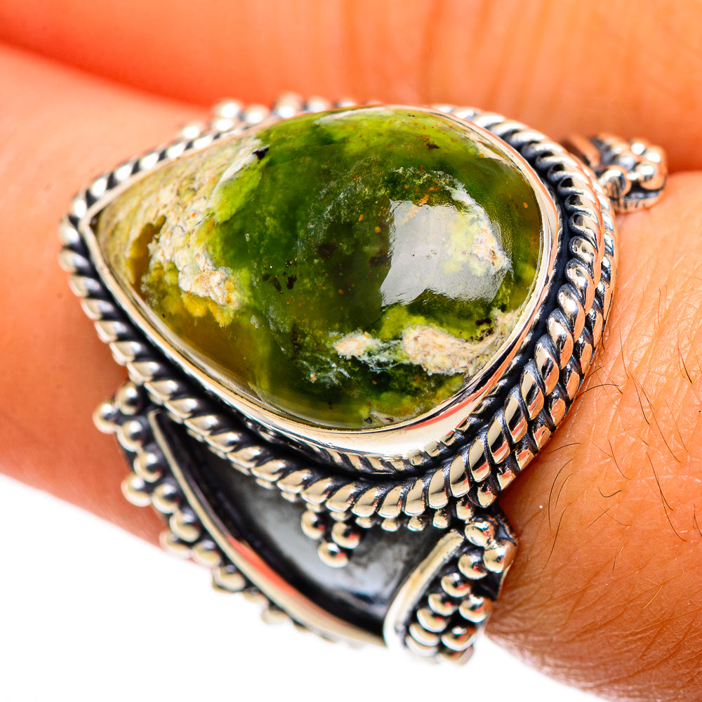 Ocean Jasper Rings handcrafted by Ana Silver Co - RING107415