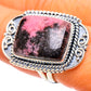 Rhodonite Rings handcrafted by Ana Silver Co - RING107423