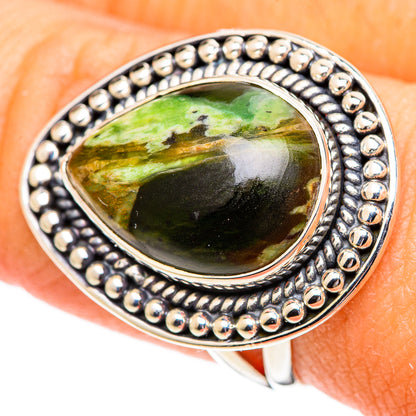 Rainforest Opal Rings handcrafted by Ana Silver Co - RING107438