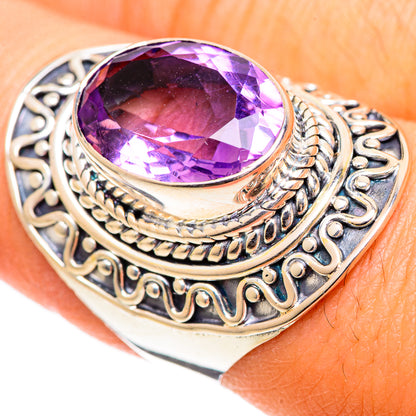 Amethyst Rings handcrafted by Ana Silver Co - RING107451
