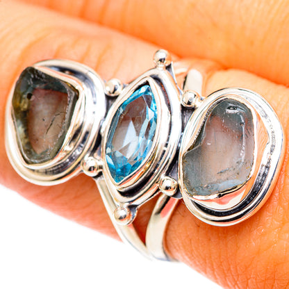 Aquamarine Rings handcrafted by Ana Silver Co - RING107467