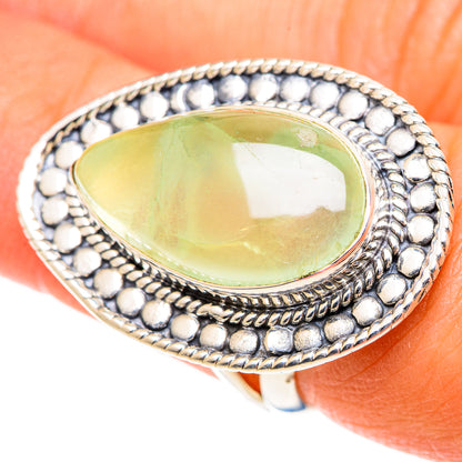 Prehnite Rings handcrafted by Ana Silver Co - RING107476