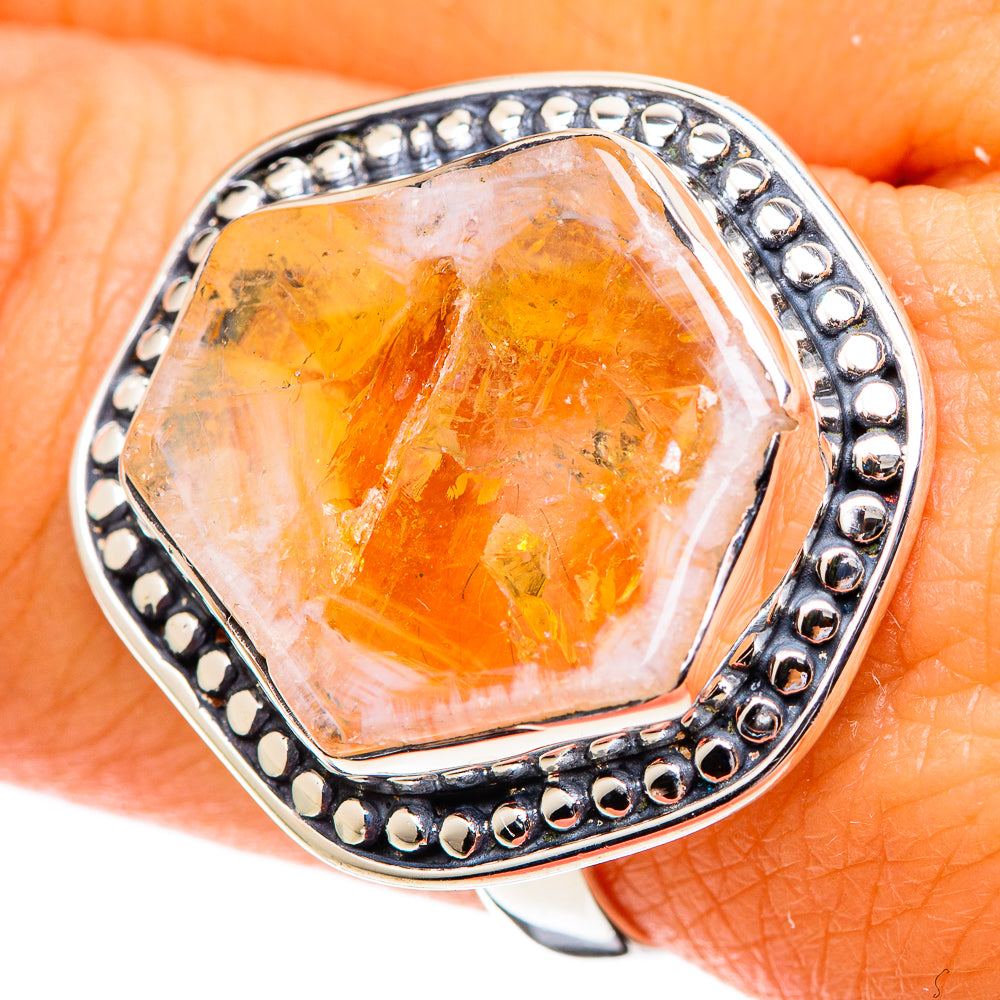 Citrine Rings handcrafted by Ana Silver Co - RING107482