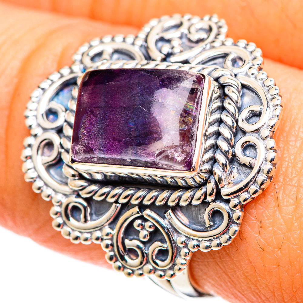 Fluorite Rings handcrafted by Ana Silver Co - RING107486