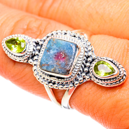Ruby In Kyanite Rings handcrafted by Ana Silver Co - RING107494