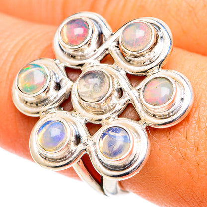 Ethiopian Opal Rings handcrafted by Ana Silver Co - RING107497