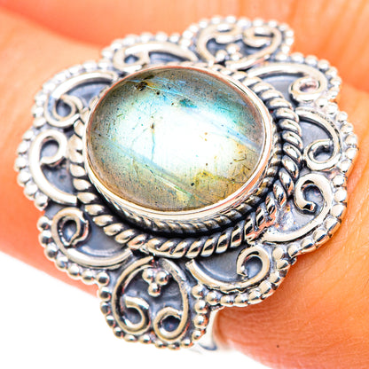 Labradorite Rings handcrafted by Ana Silver Co - RING107500