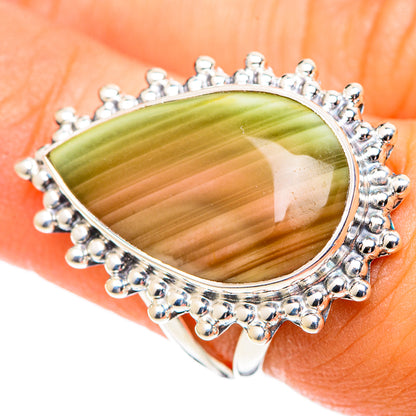 Polychrome Jasper Rings handcrafted by Ana Silver Co - RING107512