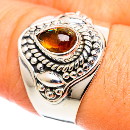 Citrine Rings handcrafted by Ana Silver Co - RING107517