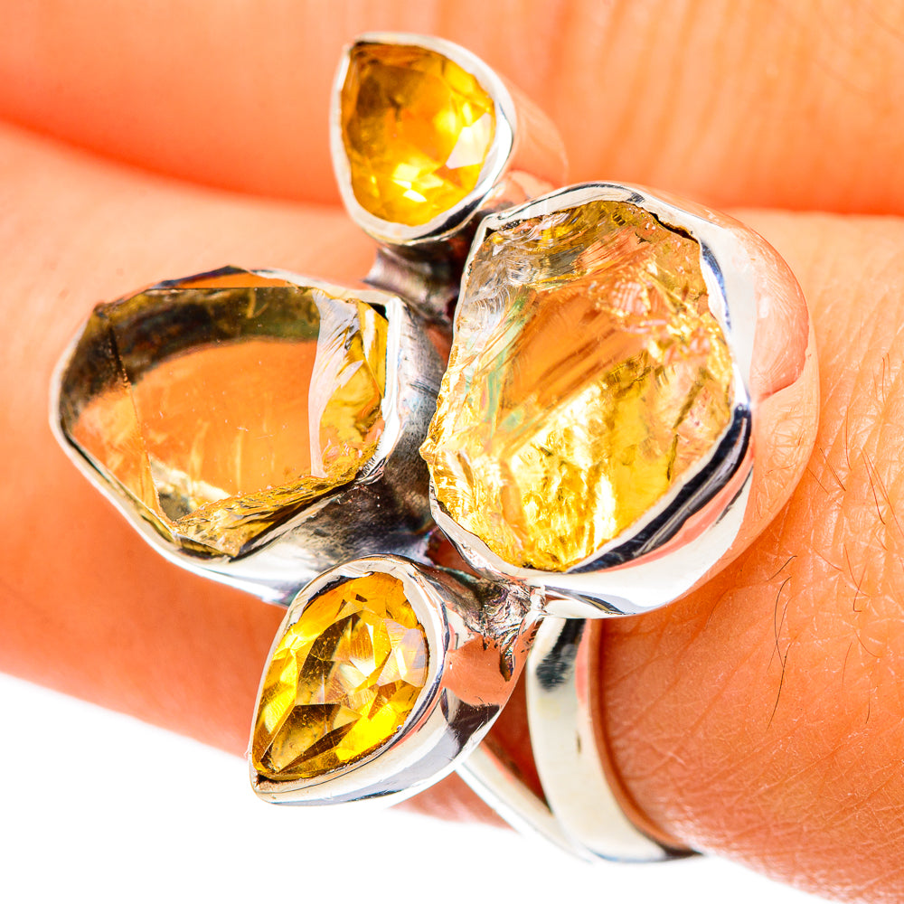 Citrine Rings handcrafted by Ana Silver Co - RING107518