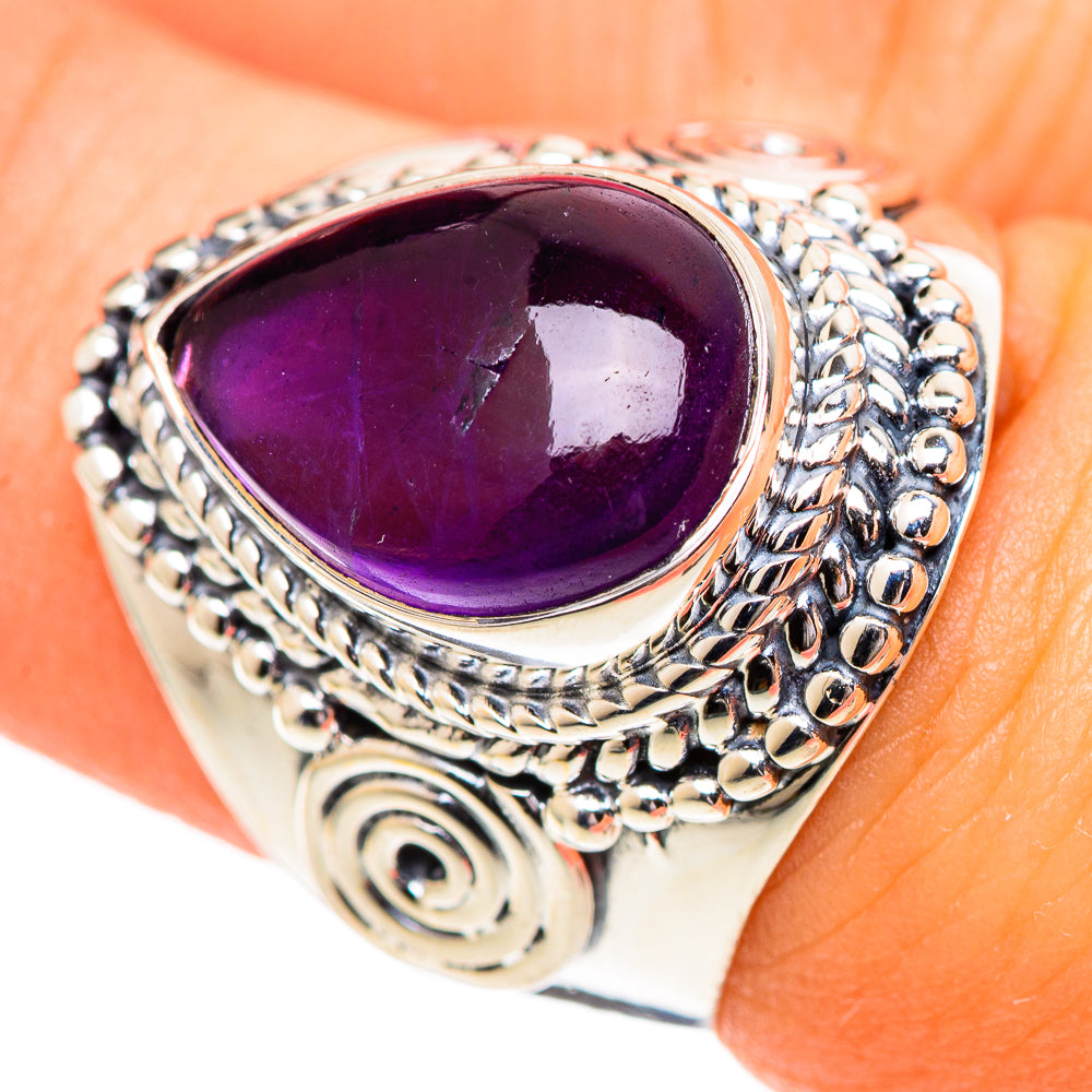 Amethyst Rings handcrafted by Ana Silver Co - RING107520