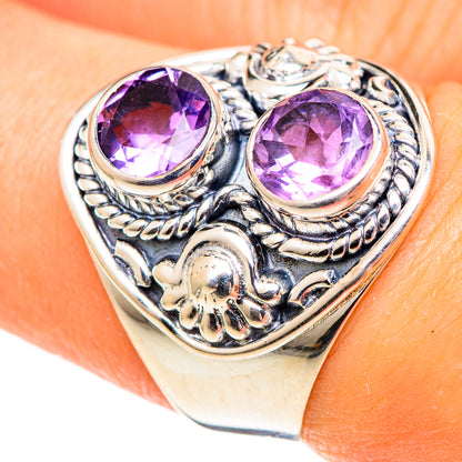 Amethyst Rings handcrafted by Ana Silver Co - RING107522