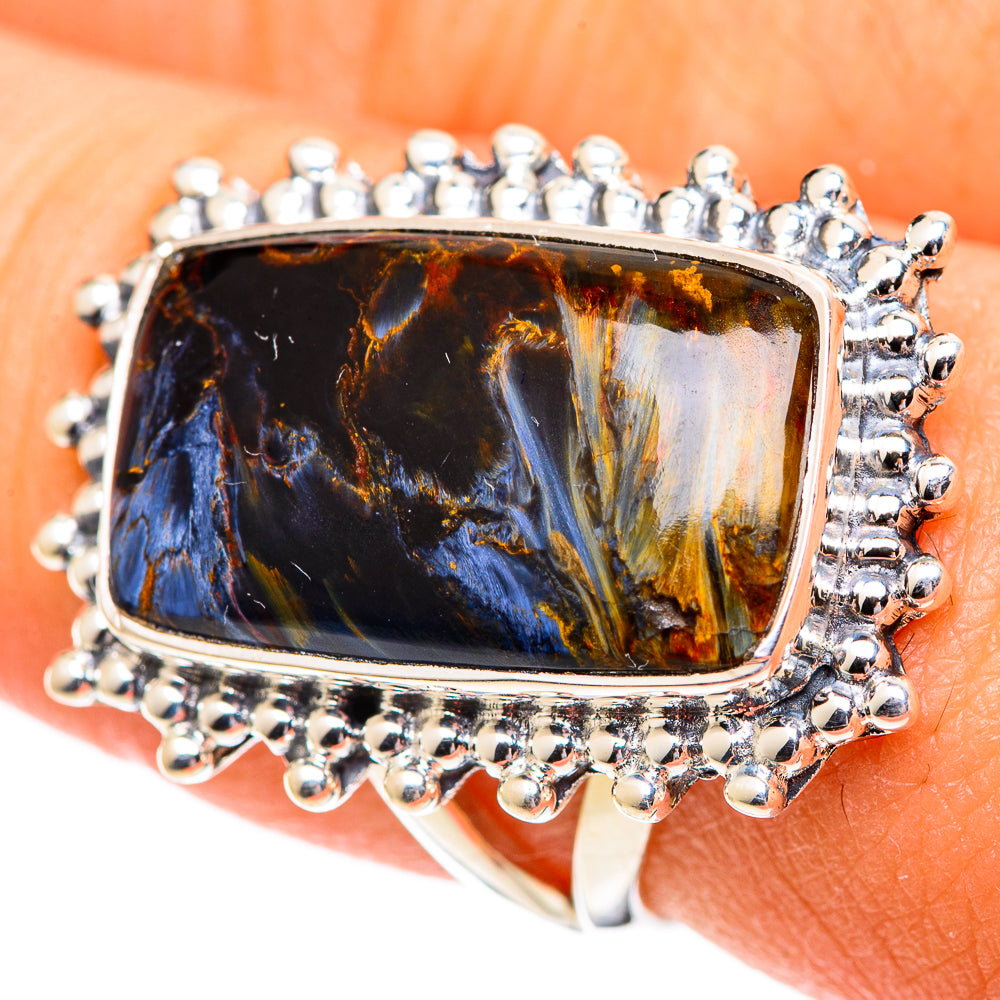 Pietersite Rings handcrafted by Ana Silver Co - RING107524