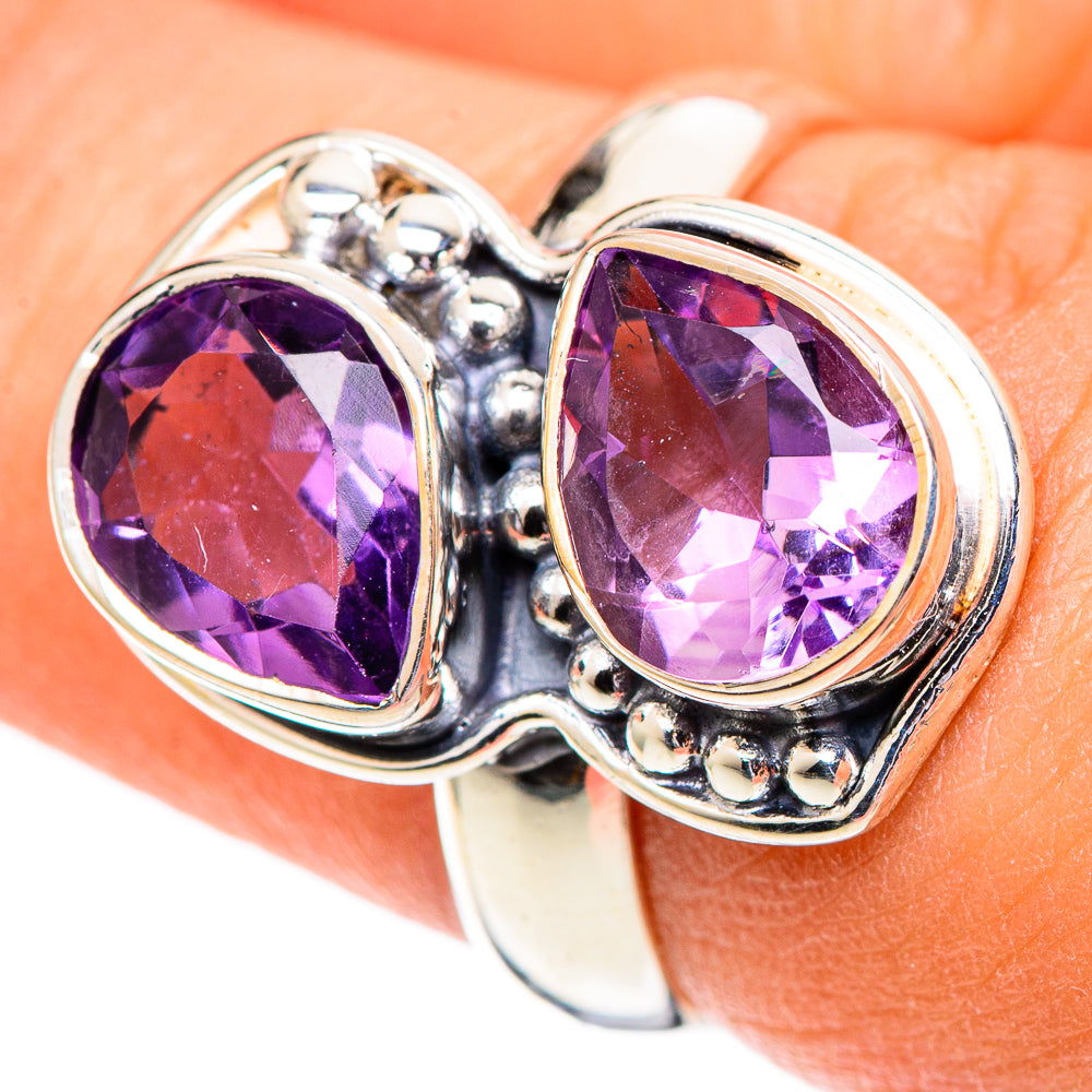 Amethyst Rings handcrafted by Ana Silver Co - RING107546