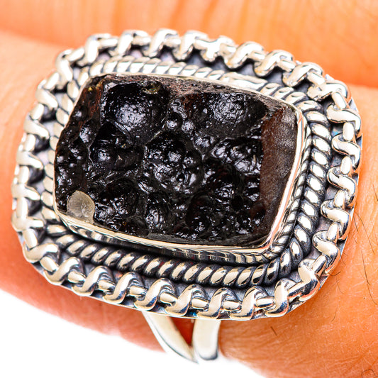 Tektite Rings handcrafted by Ana Silver Co - RING107552
