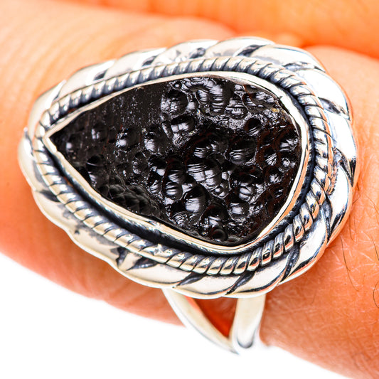 Tektite Rings handcrafted by Ana Silver Co - RING107553