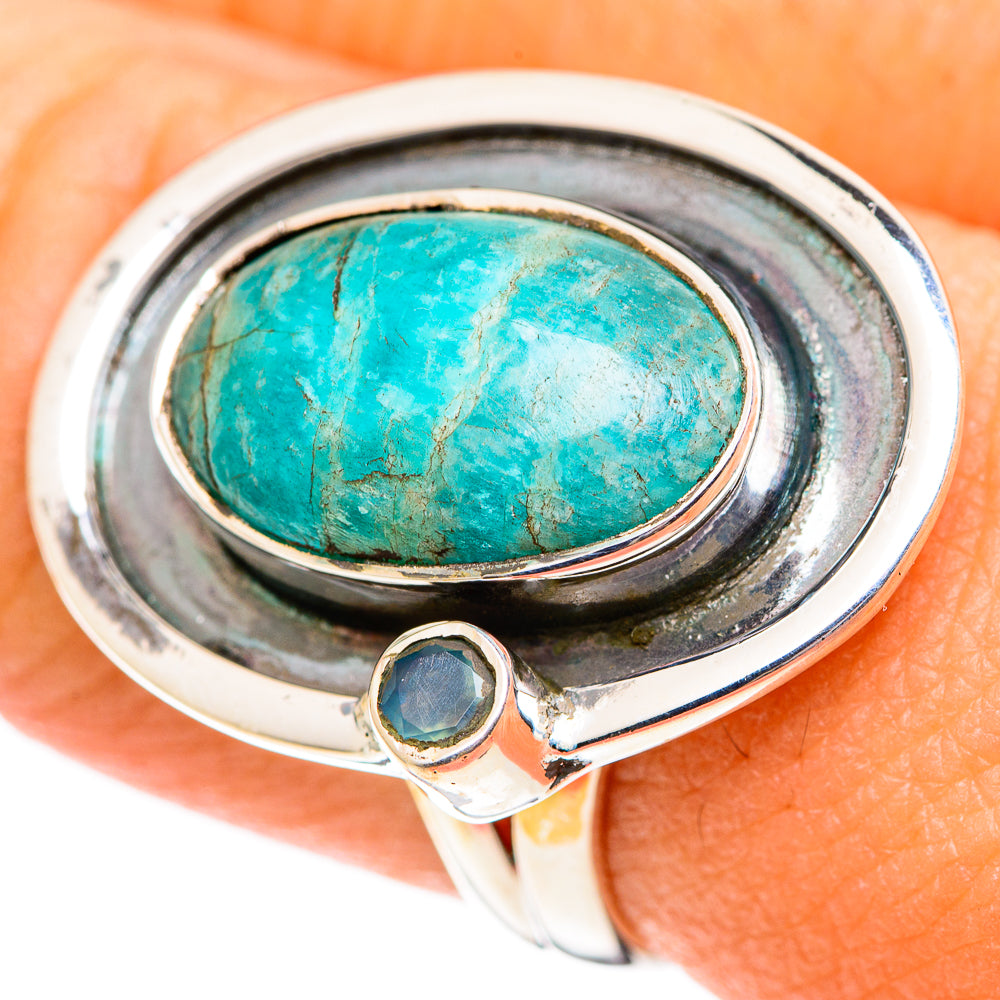 Amazonite Rings handcrafted by Ana Silver Co - RING107566