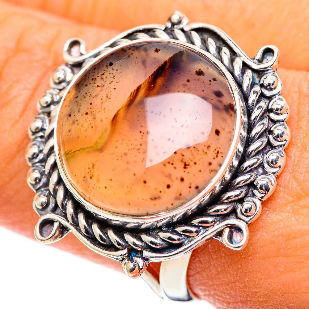 Montana Agate Rings handcrafted by Ana Silver Co - RING107571