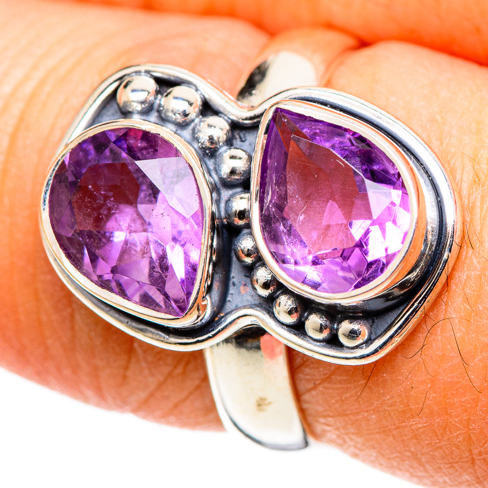 Amethyst Rings handcrafted by Ana Silver Co - RING107577