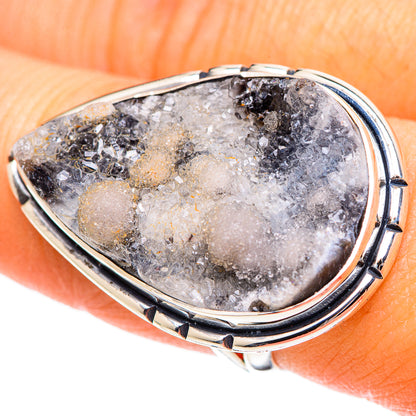 Desert Druzy Rings handcrafted by Ana Silver Co - RING107590