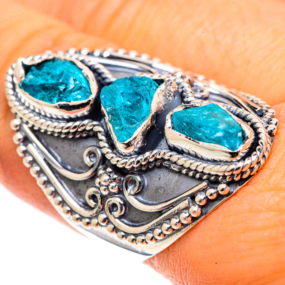 Apatite Rings handcrafted by Ana Silver Co - RING107598