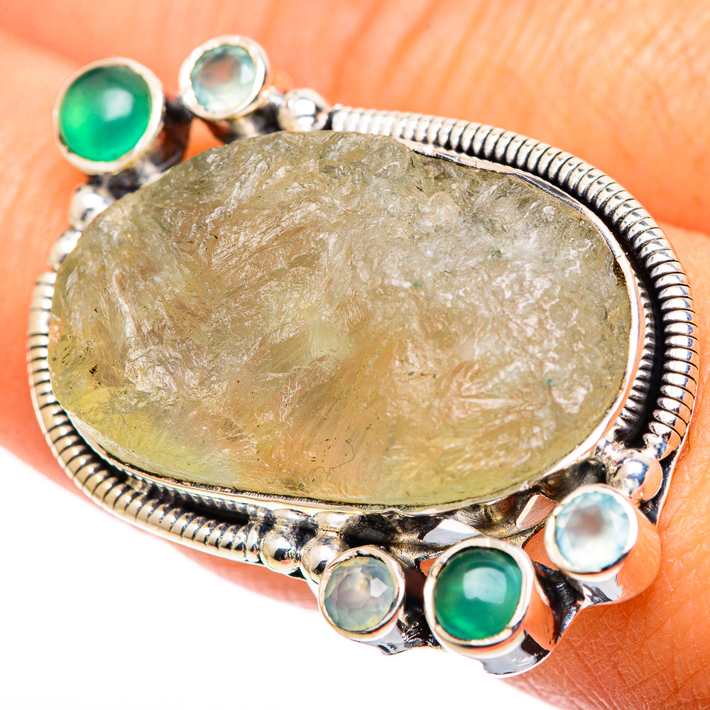 Prehnite Rings handcrafted by Ana Silver Co - RING107602