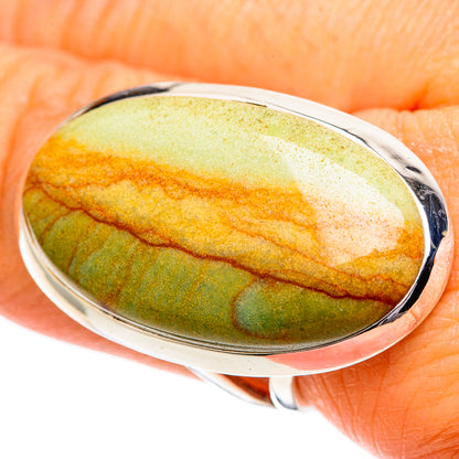 Polychrome Jasper Rings handcrafted by Ana Silver Co - RING107607
