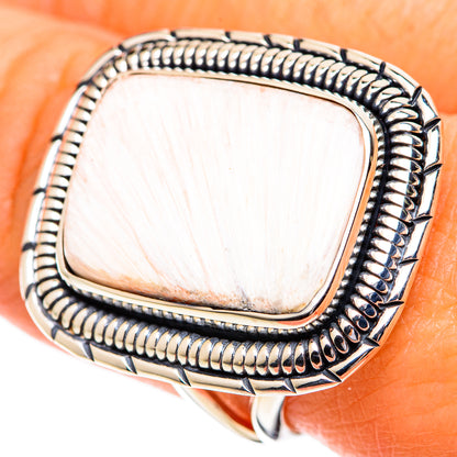 Scolecite Rings handcrafted by Ana Silver Co - RING107614