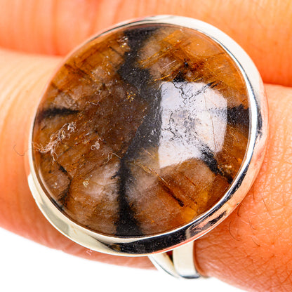 Chiastolite Rings handcrafted by Ana Silver Co - RING107618