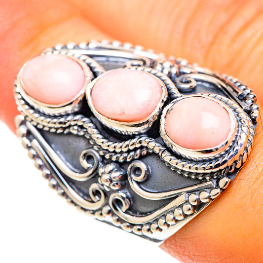 Pink Opal Rings handcrafted by Ana Silver Co - RING107620
