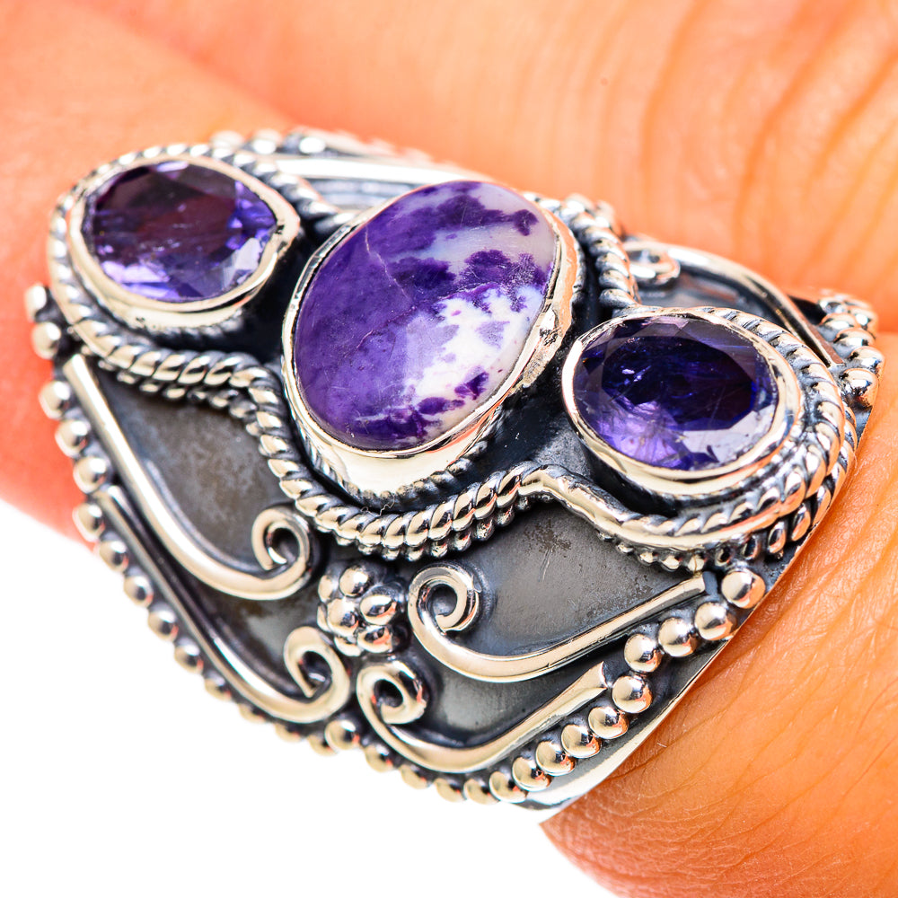 Tiffany Stone Rings handcrafted by Ana Silver Co - RING107624