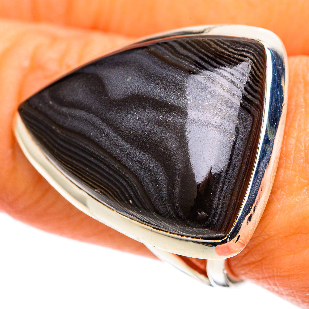 Psilomelane Rings handcrafted by Ana Silver Co - RING107626