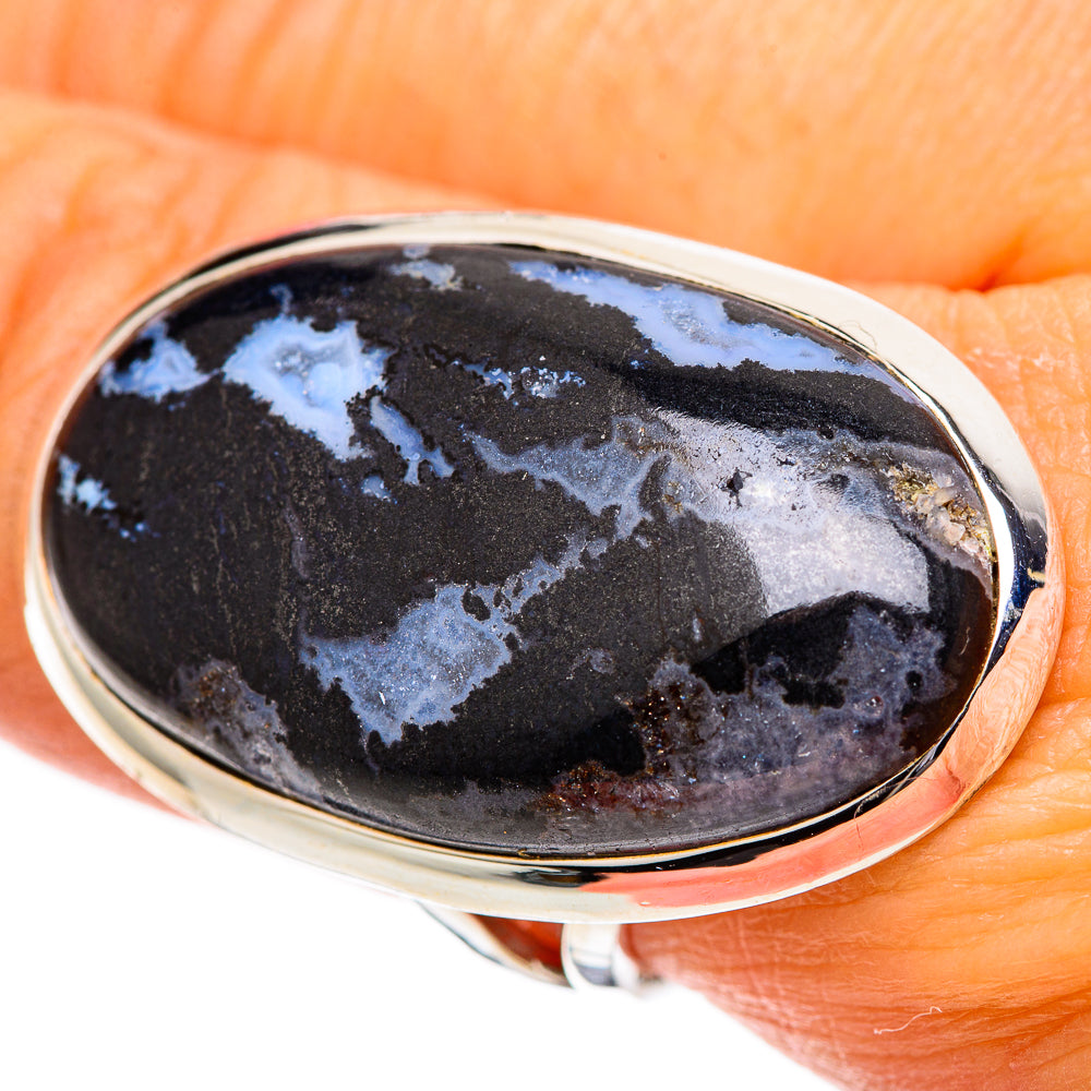 Gabbro Stone Rings handcrafted by Ana Silver Co - RING107628