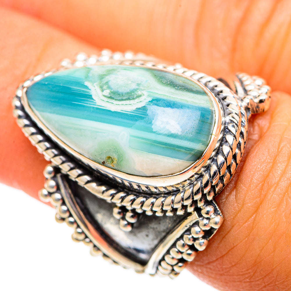 Ocean Jasper Rings handcrafted by Ana Silver Co - RING107651