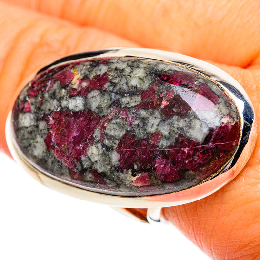 Russian Eudialyte Rings handcrafted by Ana Silver Co - RING107669