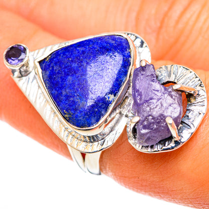 Lapis Lazuli Rings handcrafted by Ana Silver Co - RING107682