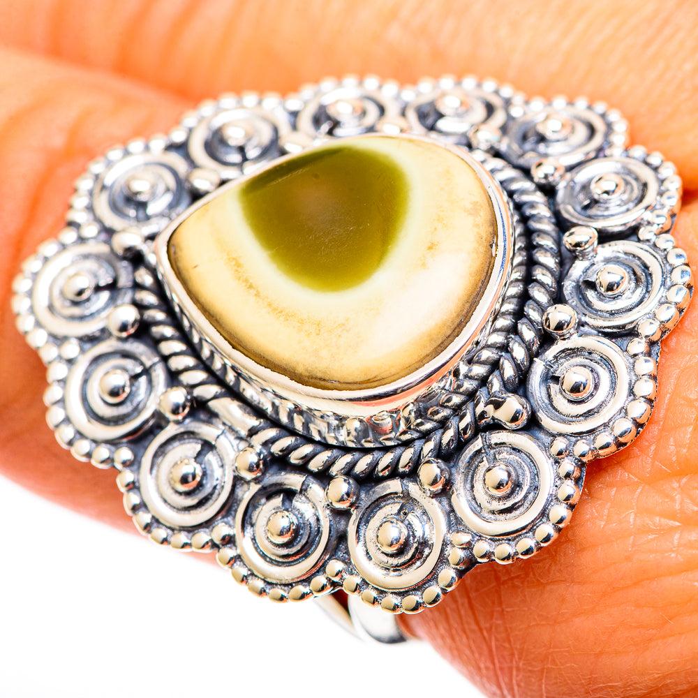 Polychrome Jasper Rings handcrafted by Ana Silver Co - RING107698