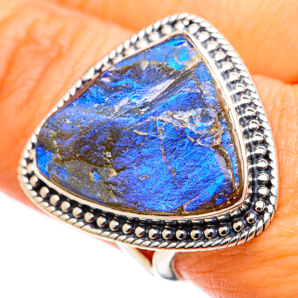 Labradorite Rings handcrafted by Ana Silver Co - RING107718