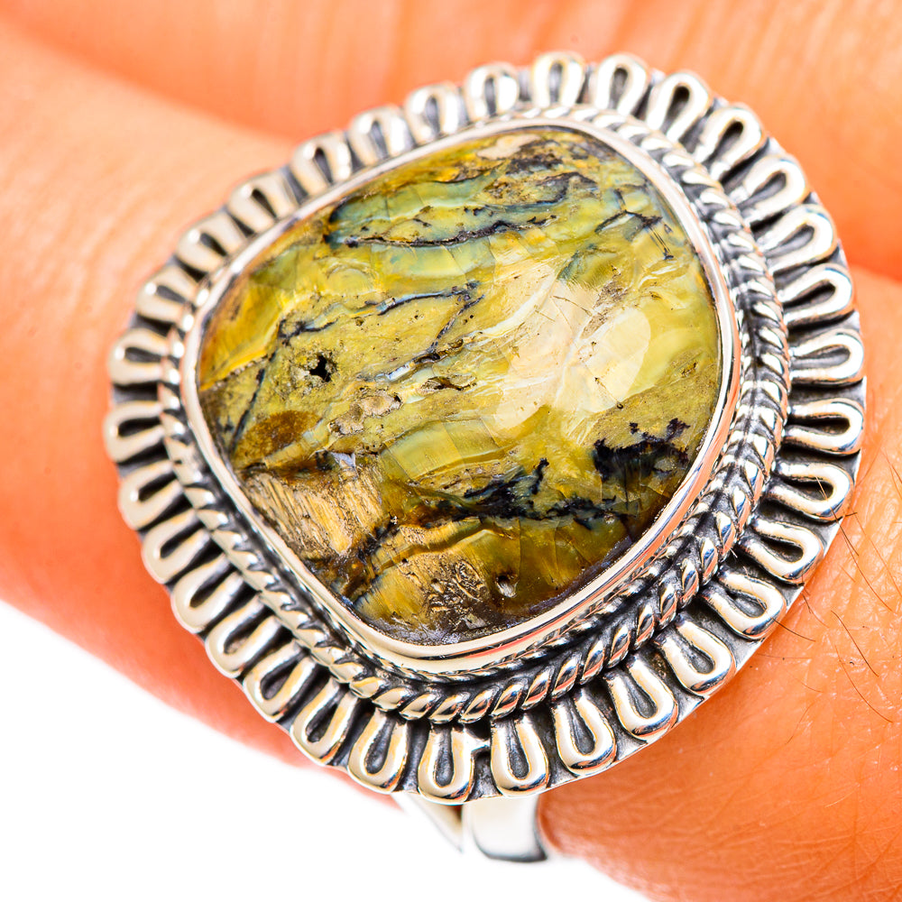 Rainforest Opal Rings handcrafted by Ana Silver Co - RING107735