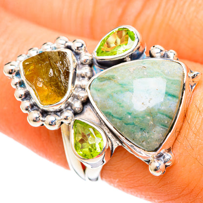 Ocean Jasper Rings handcrafted by Ana Silver Co - RING107740