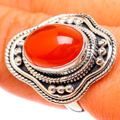 Carnelian Rings handcrafted by Ana Silver Co - RING107745