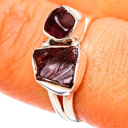 Garnet Rings handcrafted by Ana Silver Co - RING107747