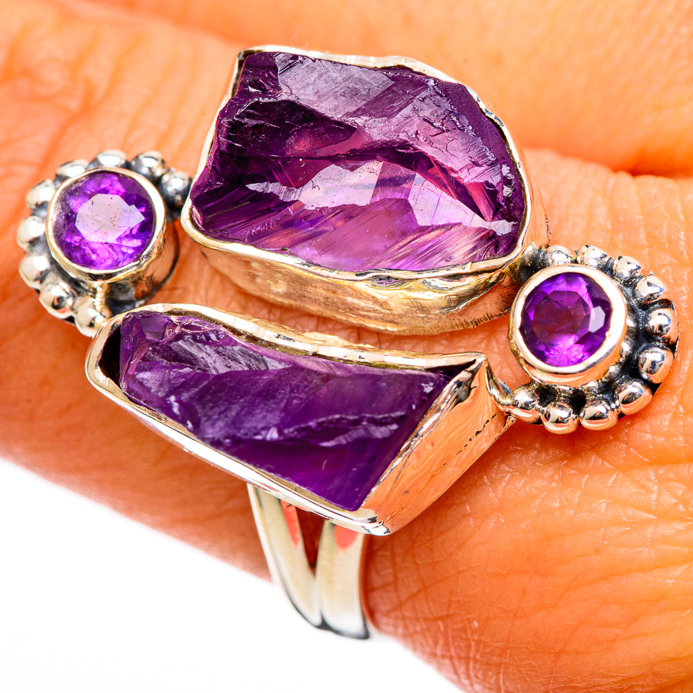 Amethyst Rings handcrafted by Ana Silver Co - RING107750