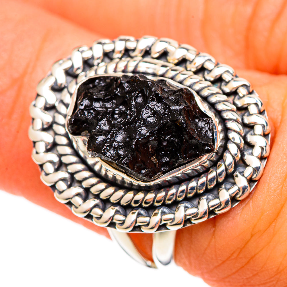 Tektite Rings handcrafted by Ana Silver Co - RING107752