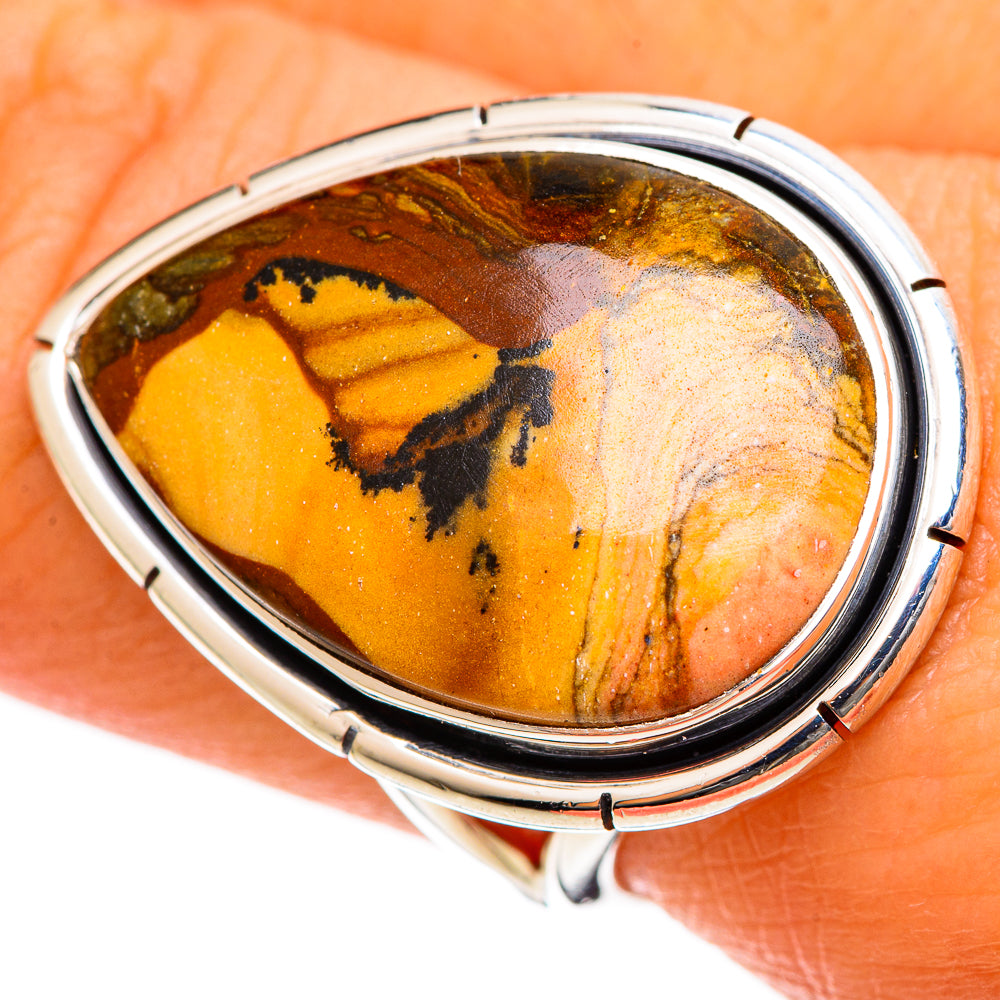 Picture Jasper Rings handcrafted by Ana Silver Co - RING107781