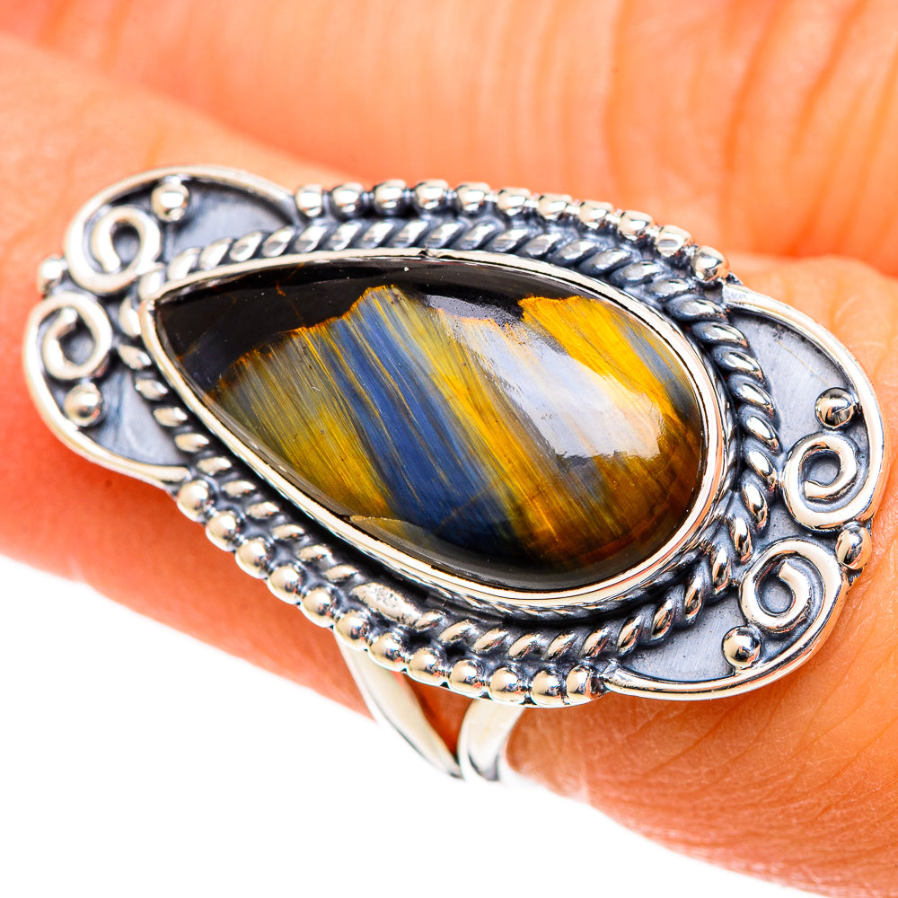 Pietersite Rings handcrafted by Ana Silver Co - RING107788