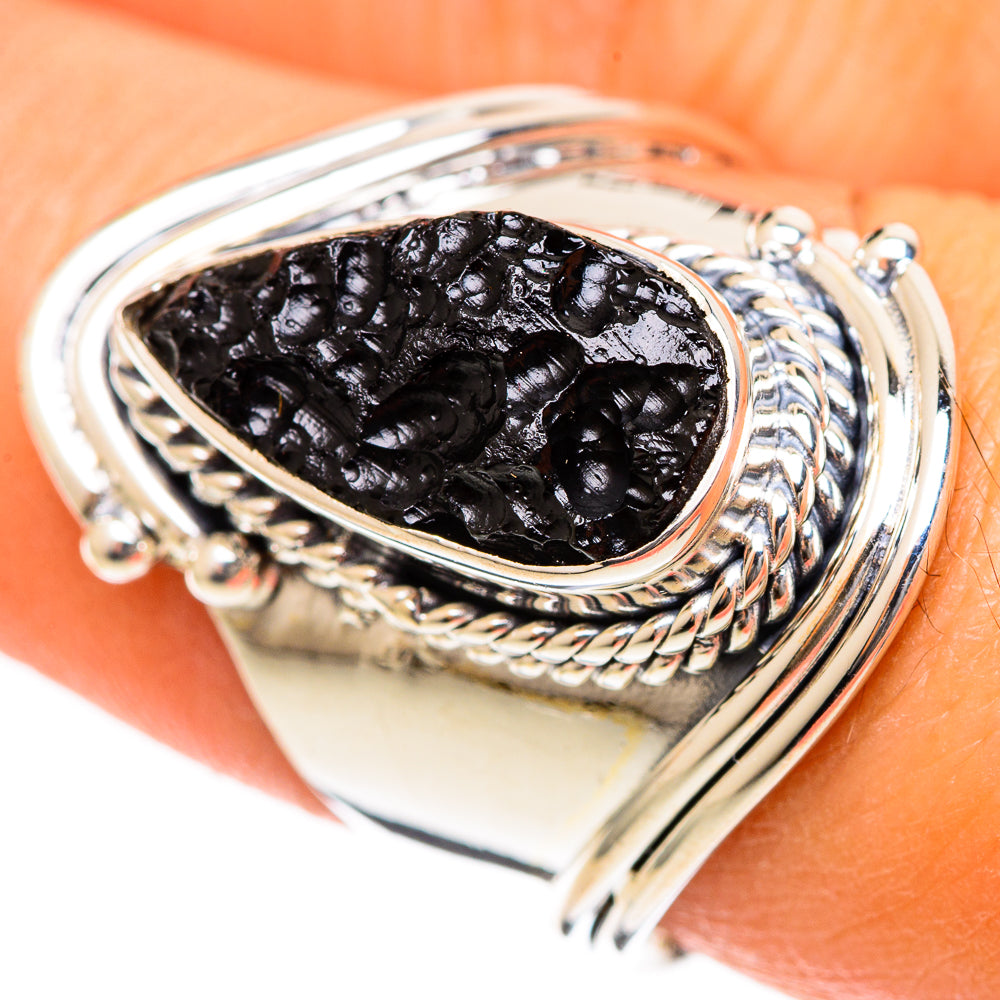 Tektite Rings handcrafted by Ana Silver Co - RING107789