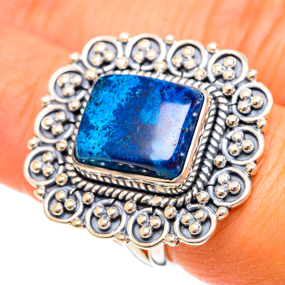 Shattuckite Rings handcrafted by Ana Silver Co - RING107802