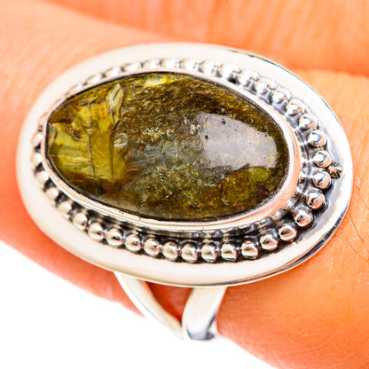 Seraphinite Rings handcrafted by Ana Silver Co - RING107808